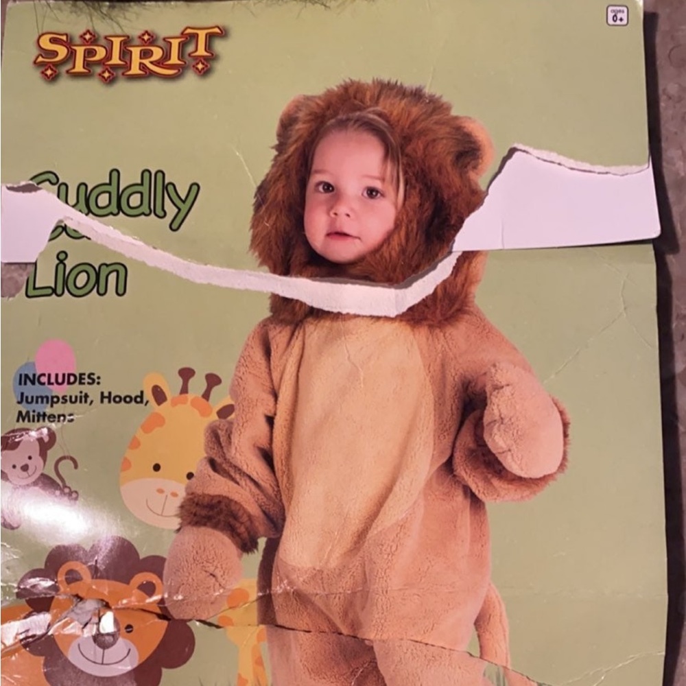 Lion cub toddler Halloween costume 12/24 months
